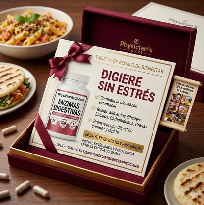 Enzimas Digestivas: Aliviar el malestar post-comida