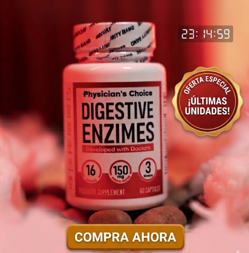 Enzimas Digestivas: Aliviar el malestar post-comida