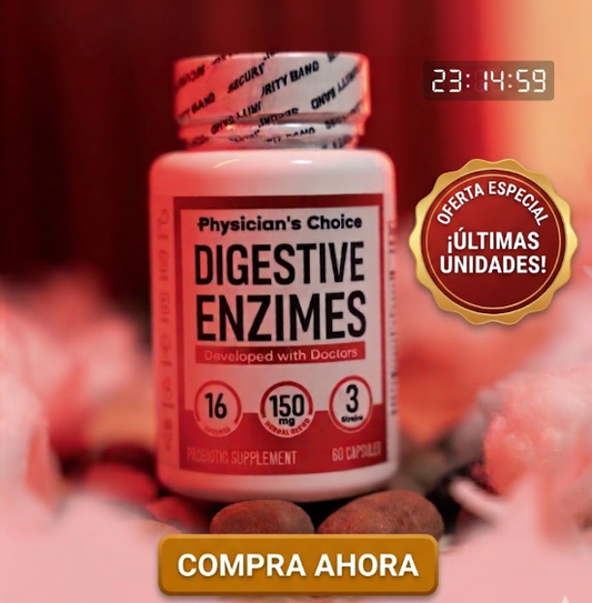 Enzimas Digestivas: Aliviar el malestar post-comida